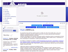 Tablet Screenshot of adves.sk